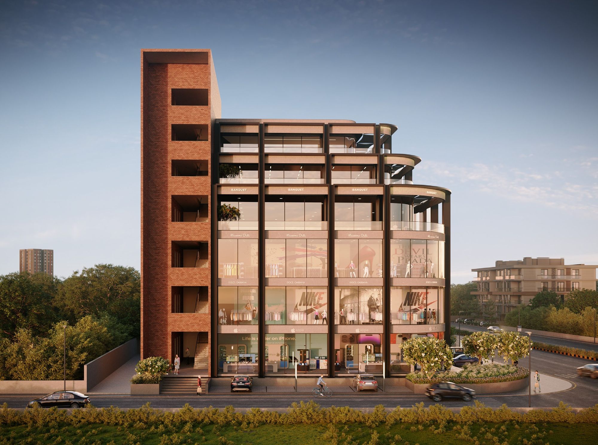 Sakar One, Thaltej — Exterior