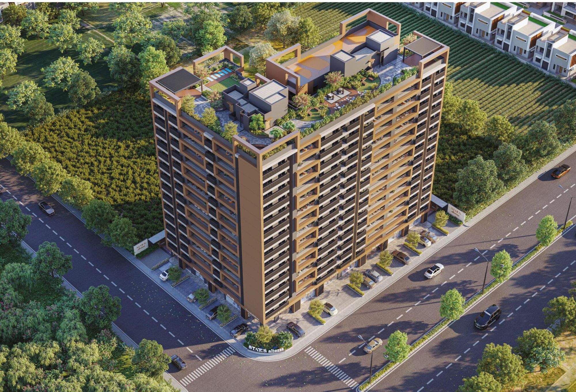 Status Altezza, Science City — Aerial view