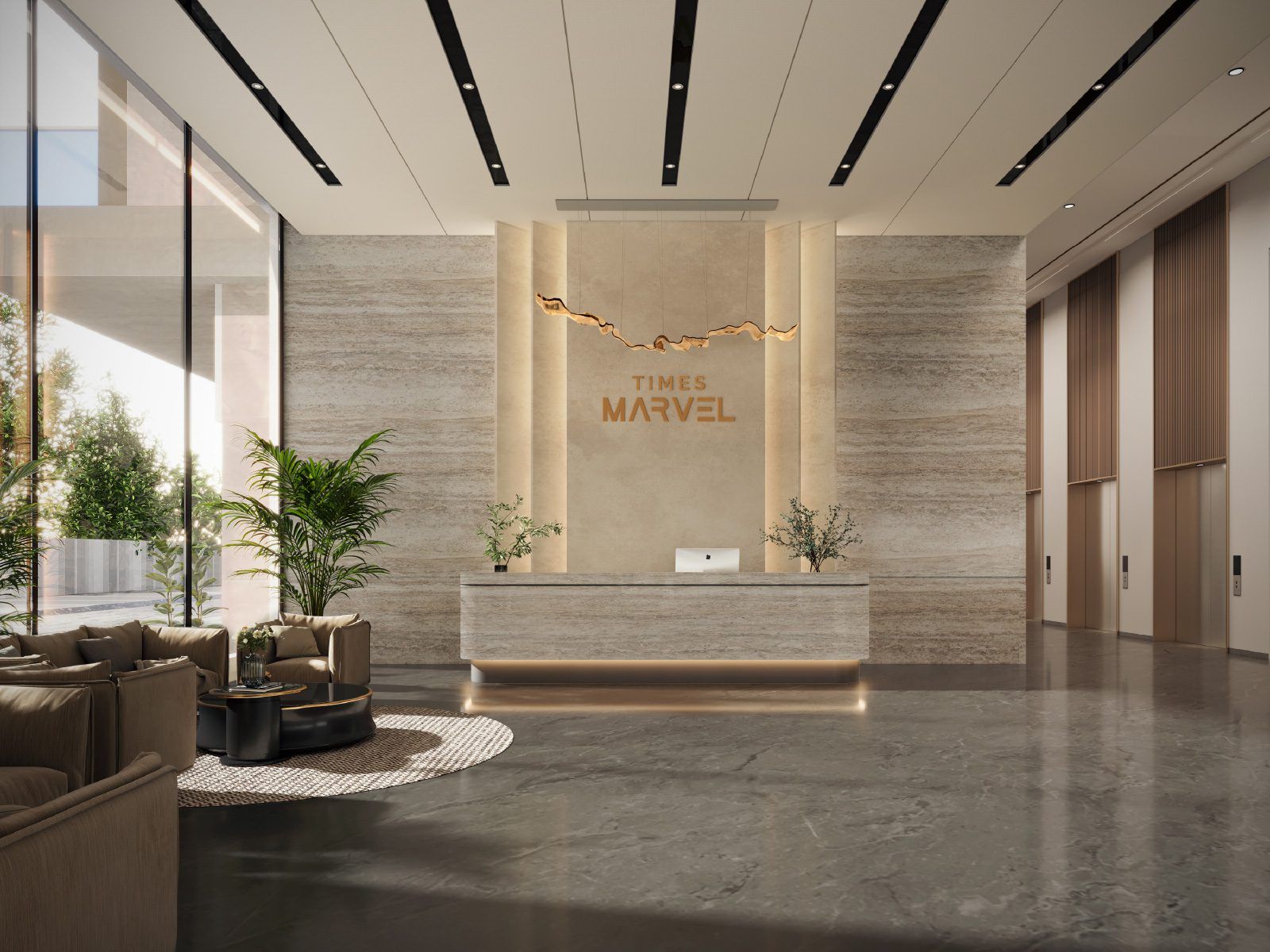 Times Marvel, Thaltej — Lobby