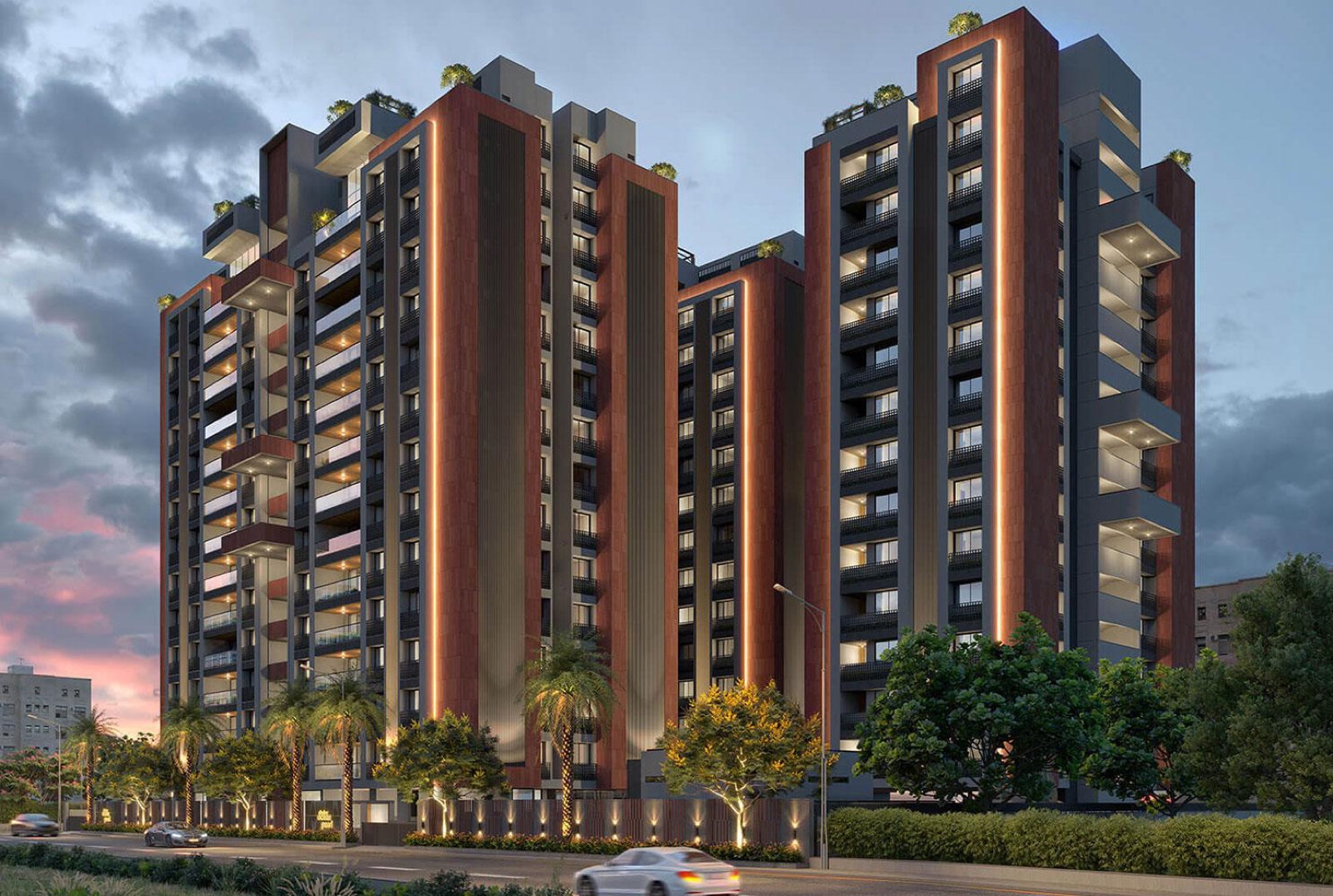 Akshar Ocean Pearl, Ambli