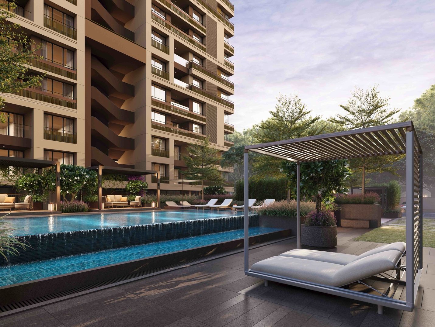 Greenfield, Adani Shantigram — developer render