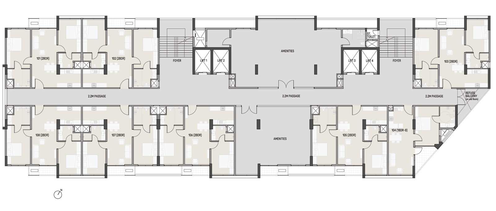 Ikaria — 1st Floor Layout