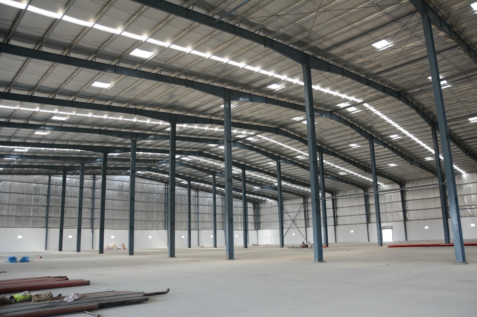 Warehouse in Aslali, Ahmedabad — interior view