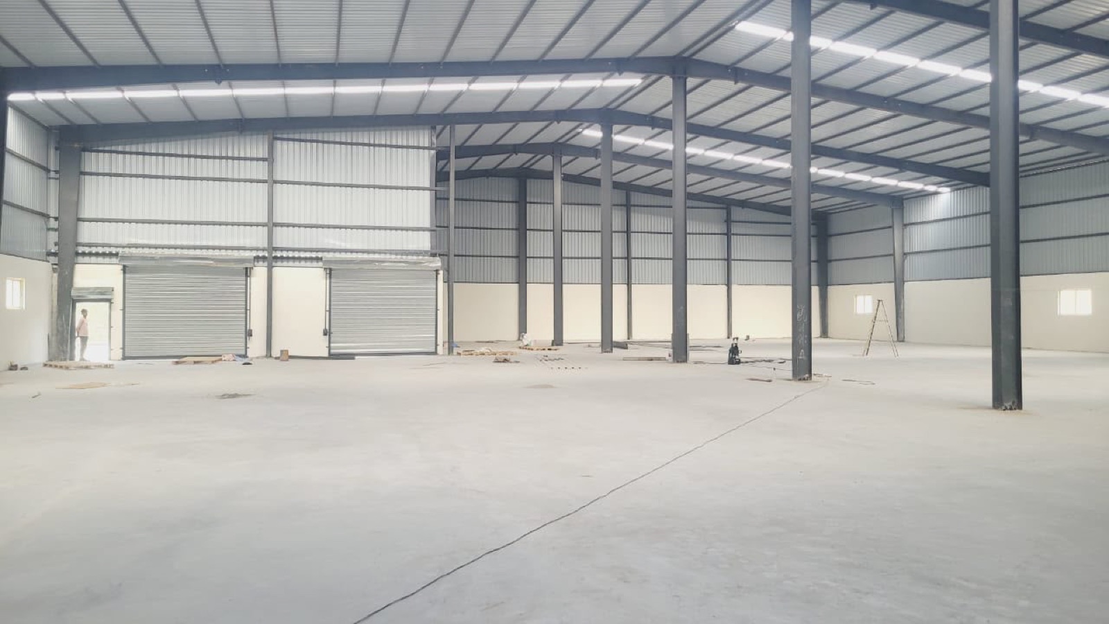 Warehouse in Bhayla, Ahmedabad — interior view