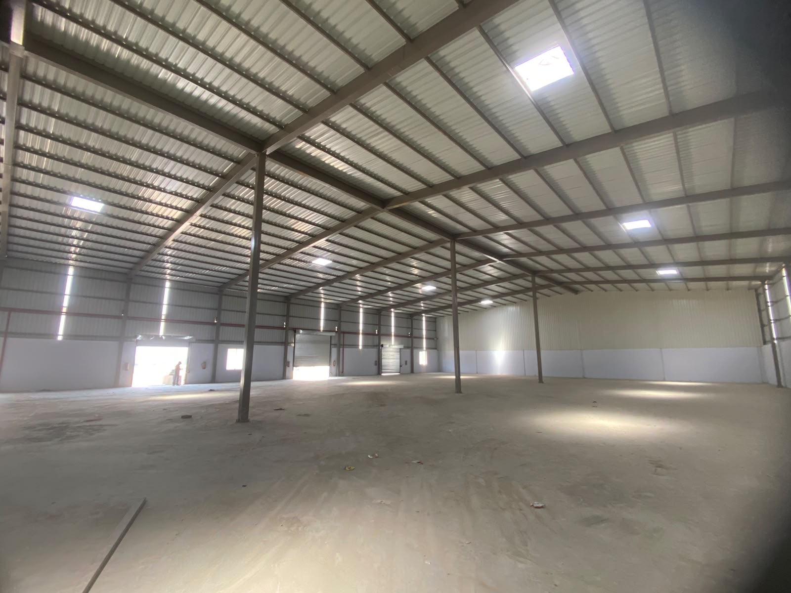 Warehouse in Kanera, Ahmedabad — interior view