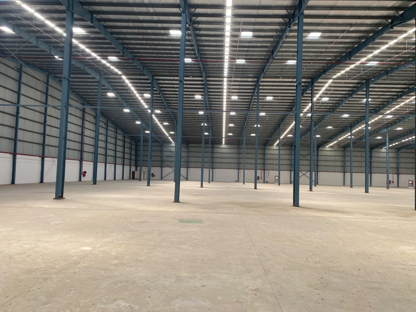 Warehouse in Kathwada, Ahmedabad — interior view