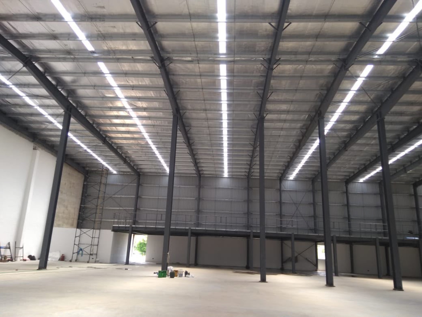 Warehouse in Kheda, Ahmedabad — interior view