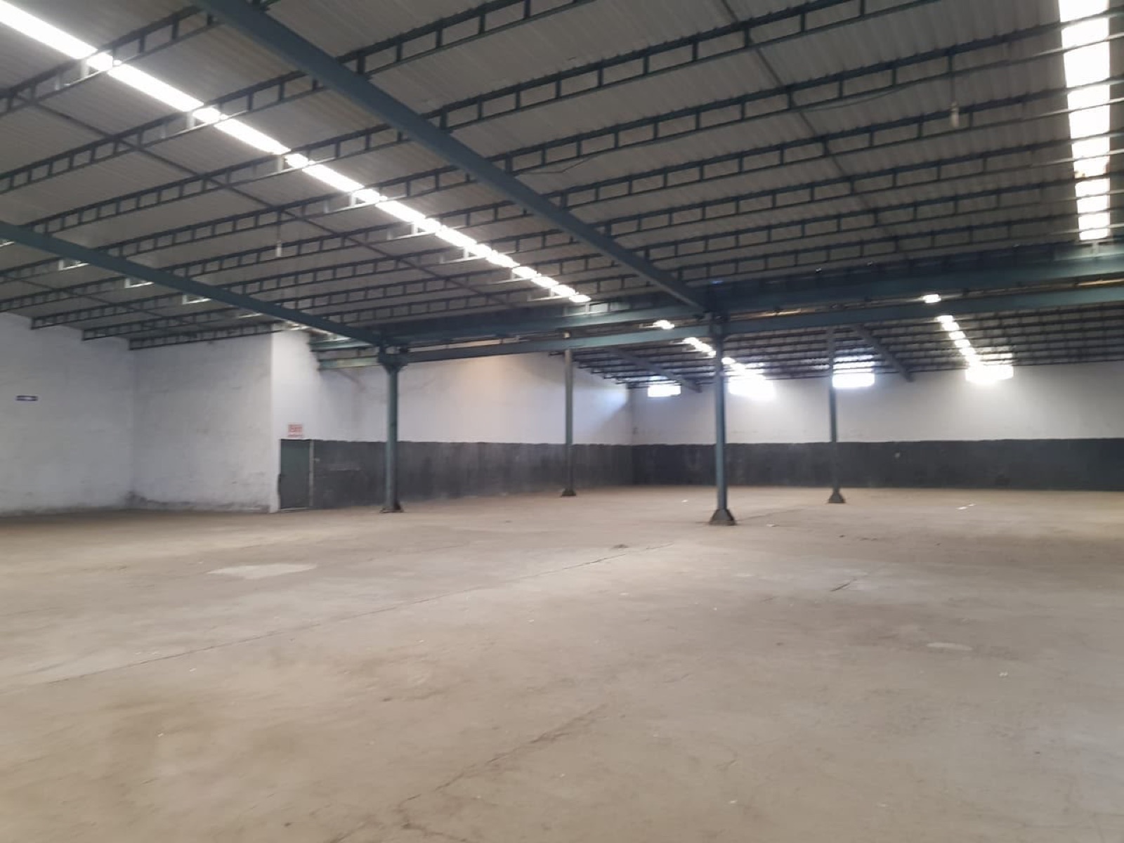 Warehouse in Pirana, Ahmedabad — interior view
