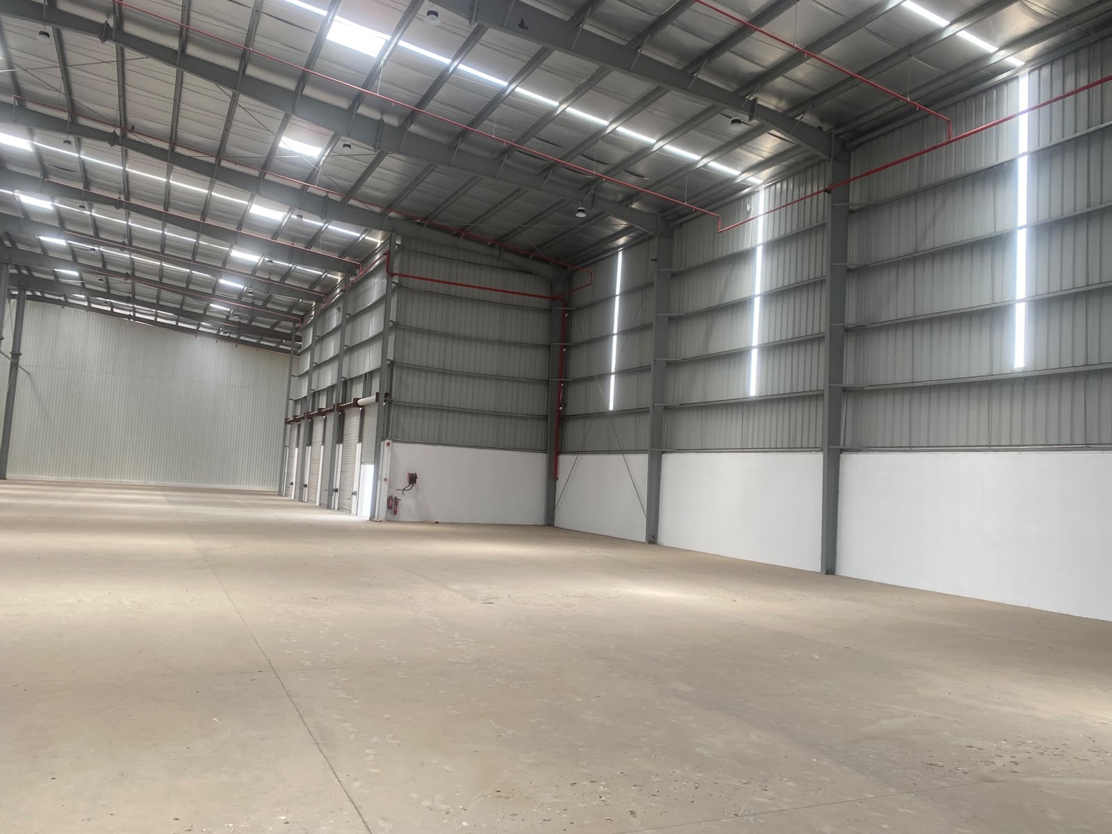 Warehouse in Sanathal, Ahmedabad — interior view