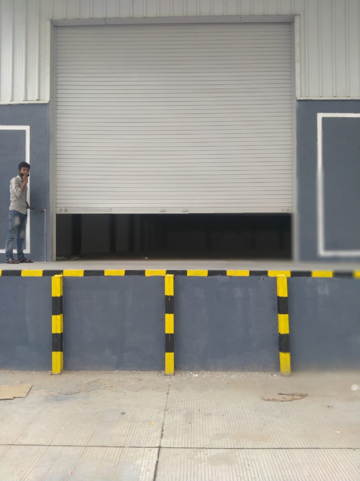 Warehouse in Sanathal, Ahmedabad — interior view