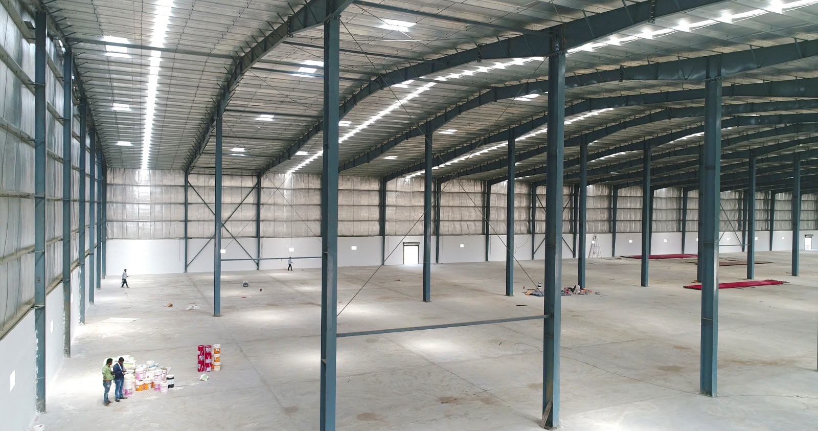 Warehouse in Vadala, Ahmedabad — interior view