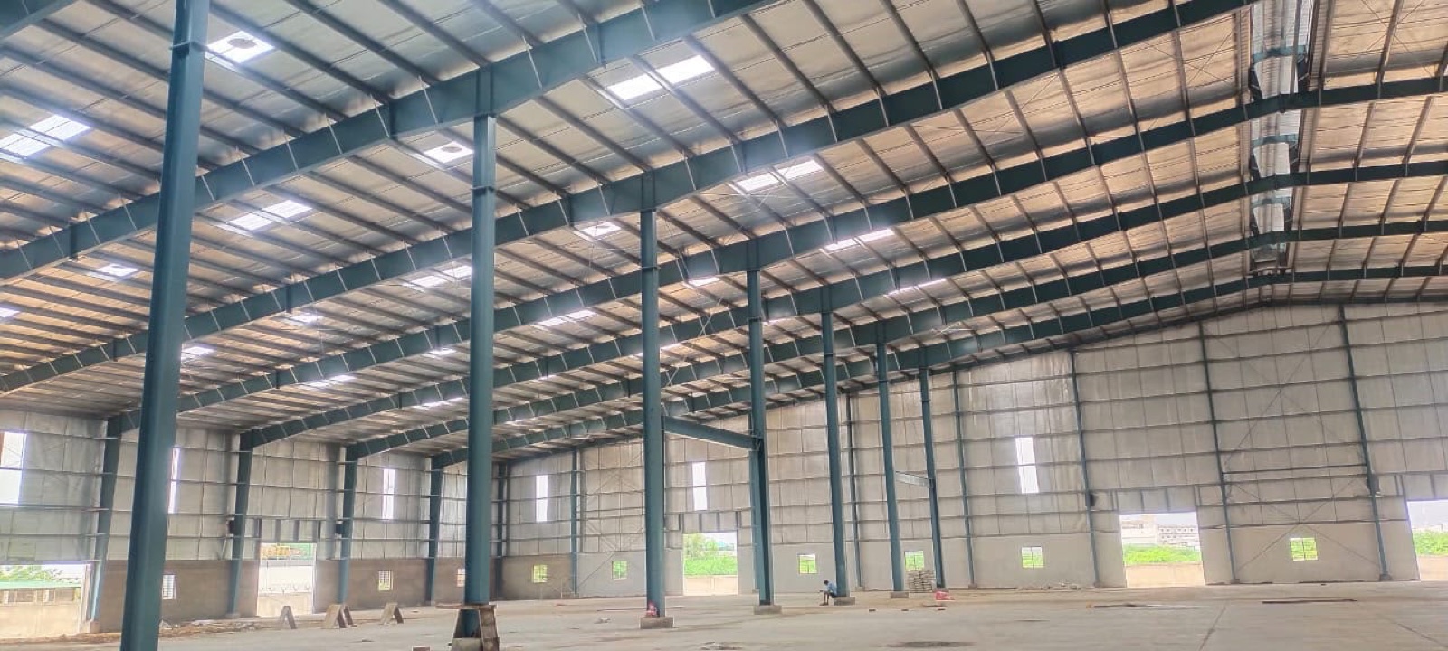 Warehouse in Vadala, Ahmedabad — interior view