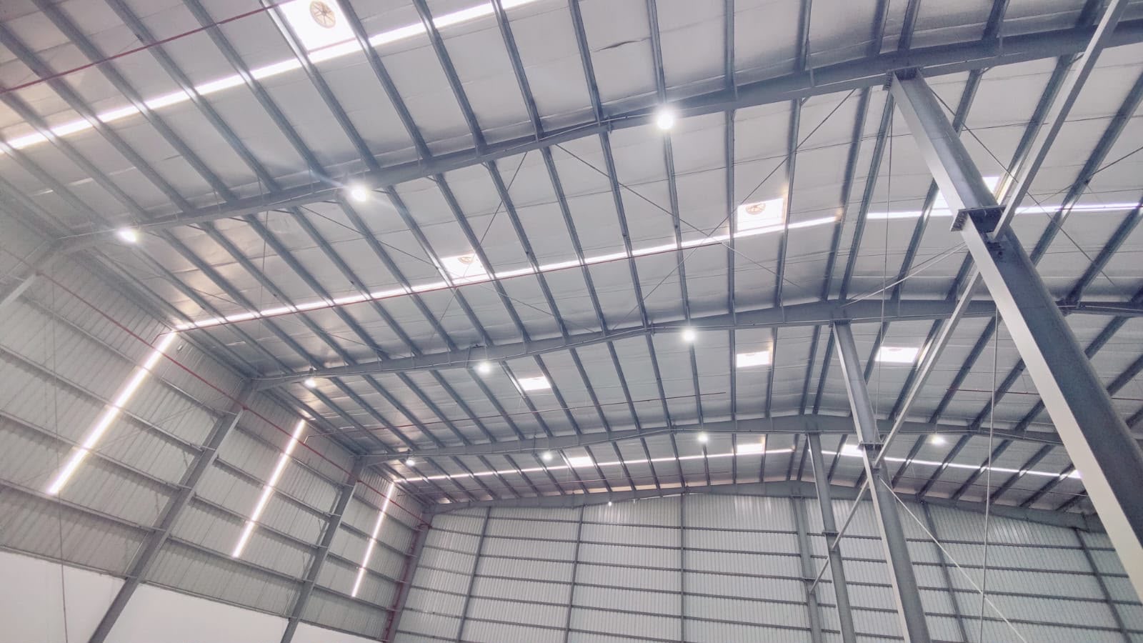 Warehouse in Vasai, Ahmedabad — interior view
