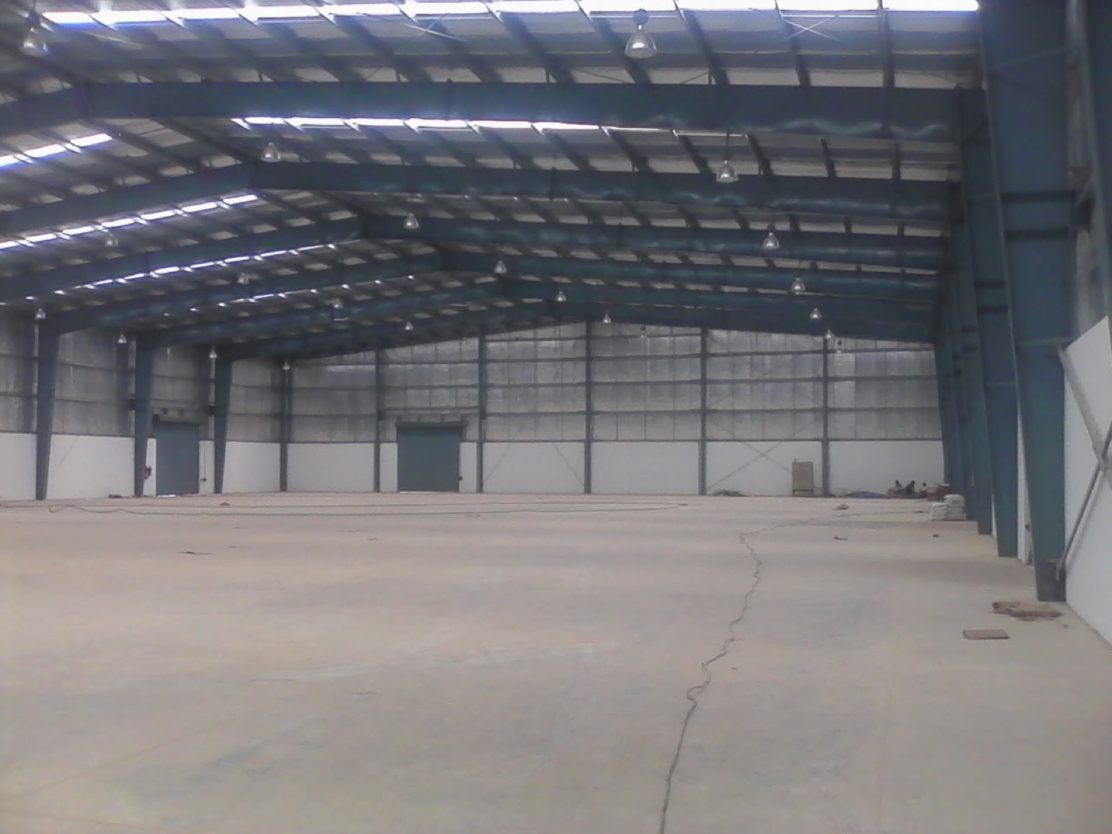 Warehouse in Vavdi, Ahmedabad — interior view
