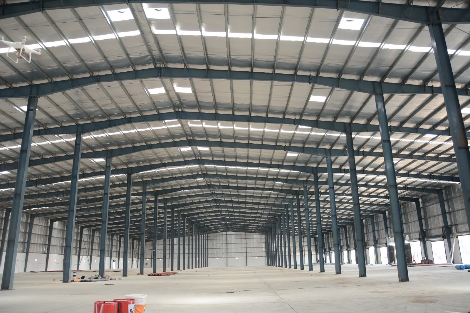 Warehouse in Vavdi, Ahmedabad — interior view